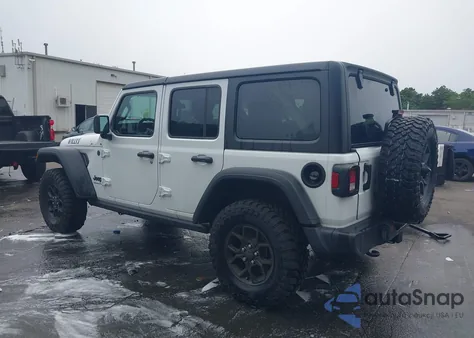 2024 Jeep Wrangler 4-Door Willys 4X4 из США, поврежденный, VIN 1C4PJXDN4RW352485